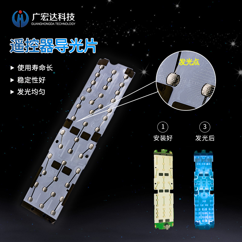 遥控器导光片