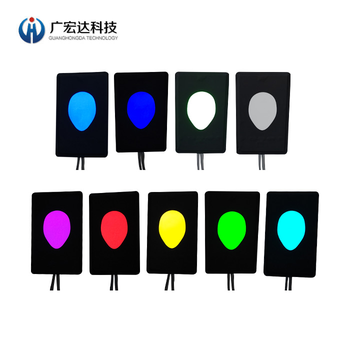 源头生产厂家外星人电脑LOGO导光片发光LOGO