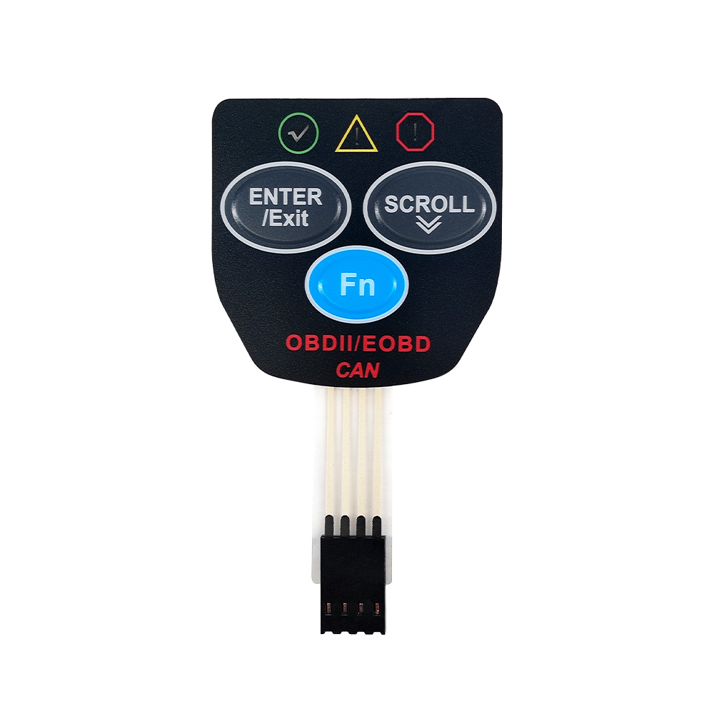 定制薄膜开关 PET按键开关 仪表校准E控制 防静电控制触摸面板