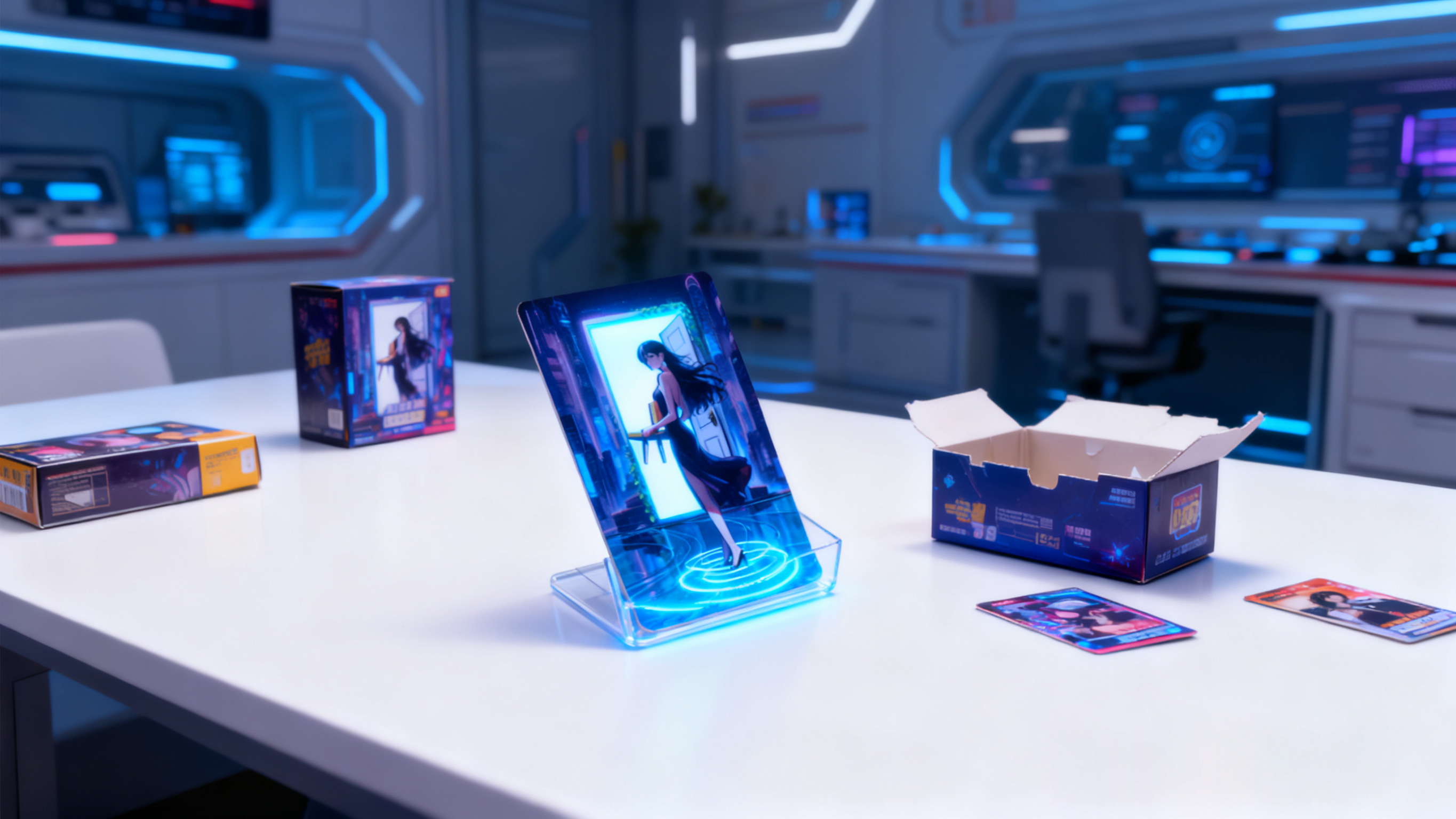 盲盒的惊喜卡#发光卡片，有了它你就是最亮的崽#发光IP卡