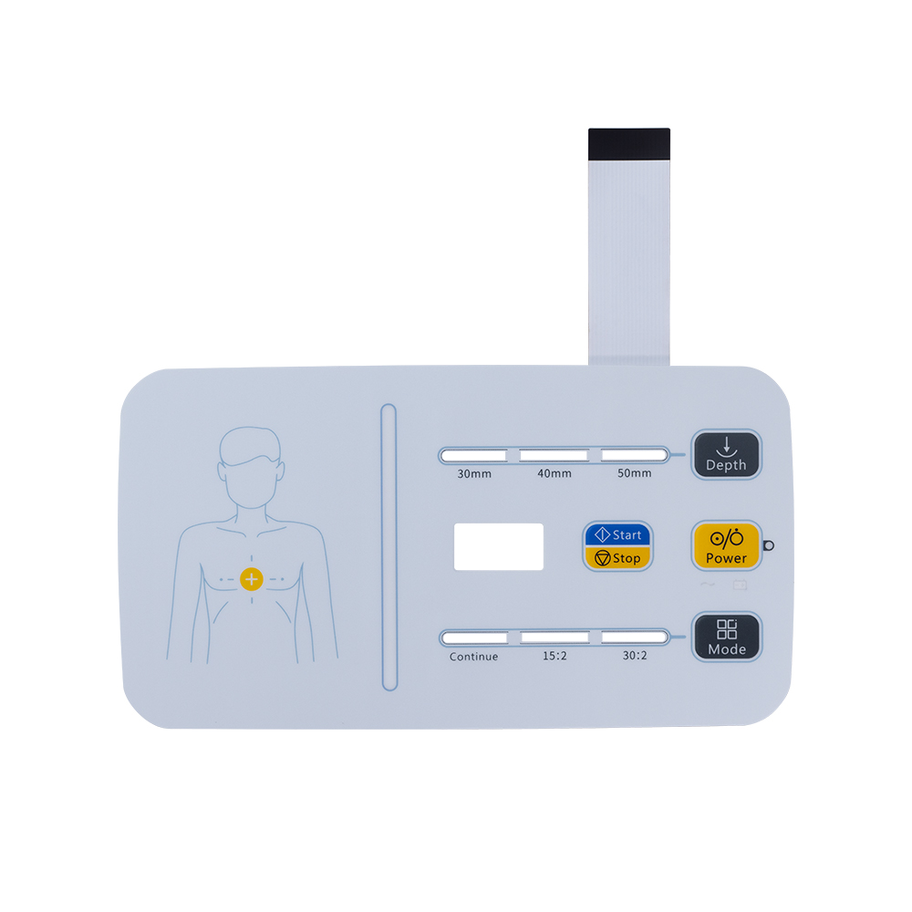 定制OEM服务工厂销售医疗测试仪器薄膜开关生产厂家薄膜面板