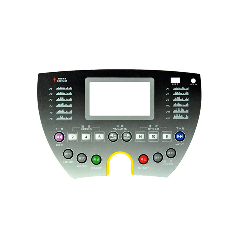 定制OEM服务工厂销售生产厂家家用简易跑步机控制面板薄膜开关