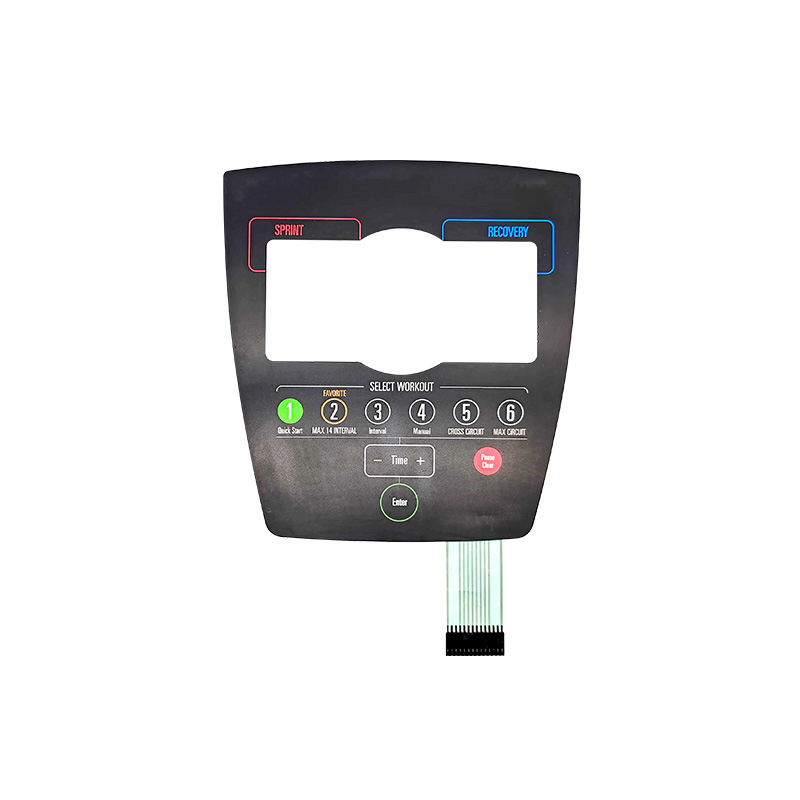 定制OEM服务工厂销售生产厂家家用简易跑步机控制面板薄膜开关