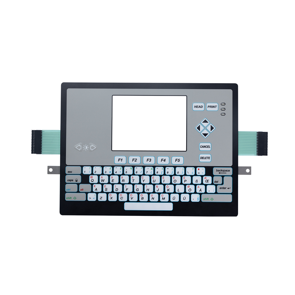 定制OEM服务生产厂家伟迪捷喷码机专用操作键盘薄膜面板薄膜开关